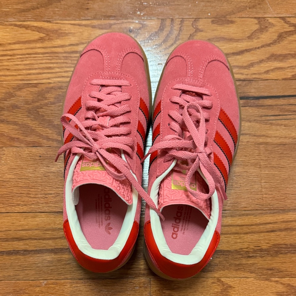 Adidas Vibrant Pink and Red gazelle  Trainers —